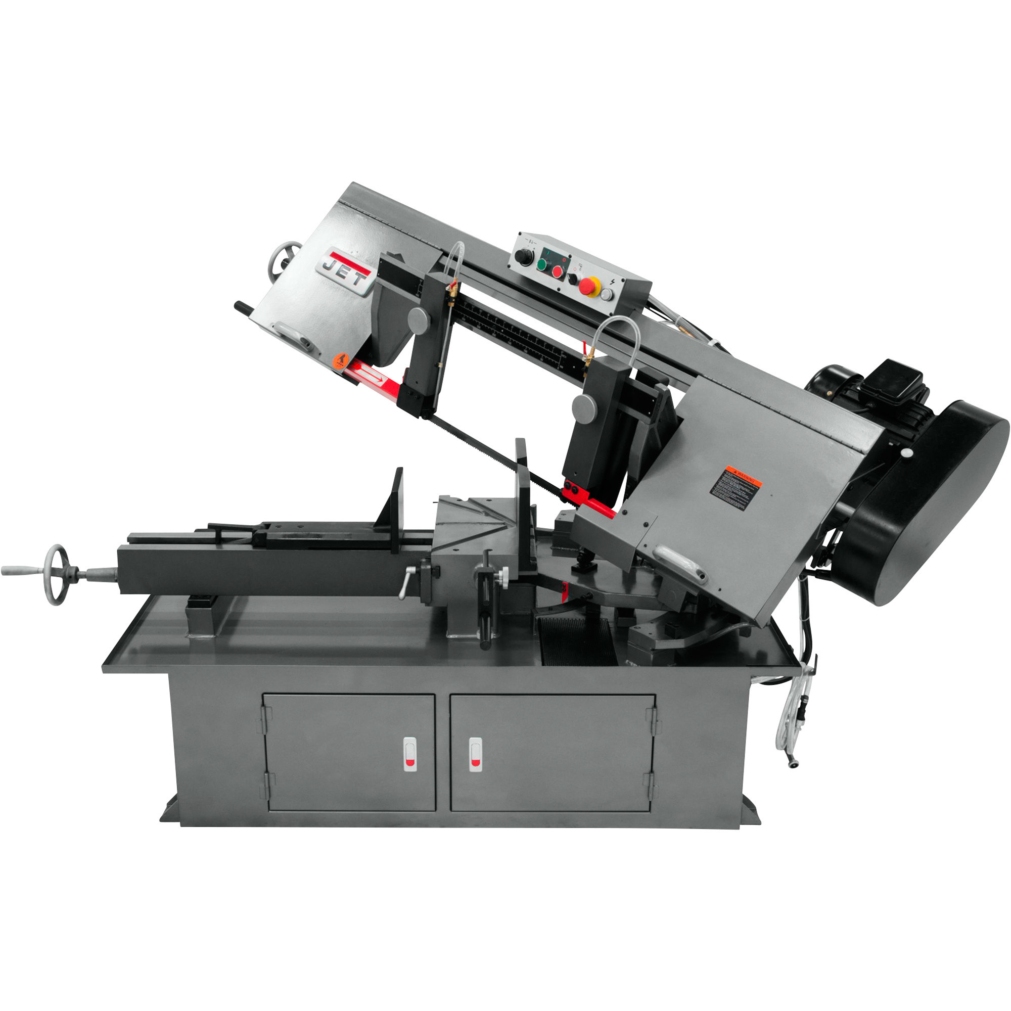 JET Dual Miter Horizontal Band Saw, 10in., 2 HP, 230 Volt, Model# MBS-1018-1